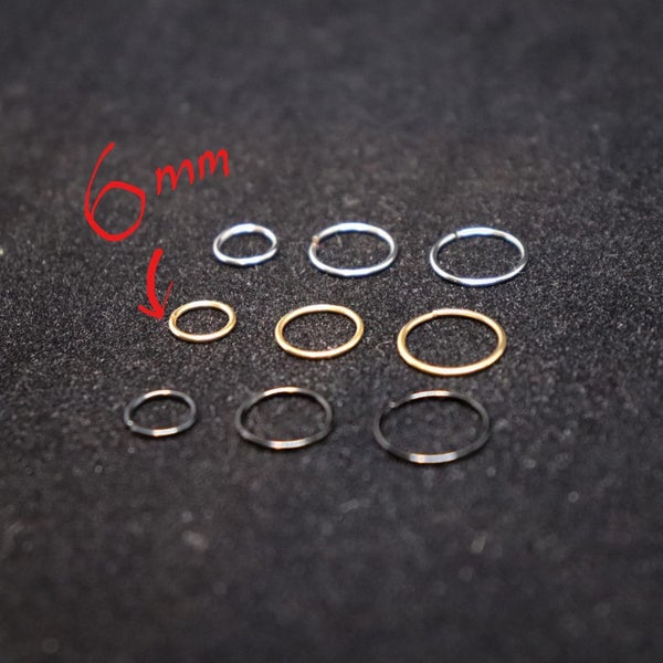 Rose Gold Nose Ring - 8mm Carousel 2