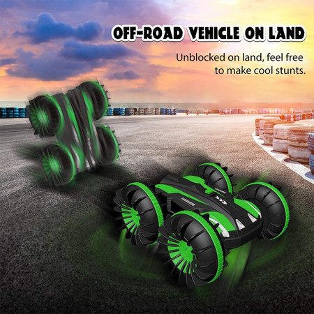 Amphibious Remote Control Boat Truck Stunt Car Carousel 1