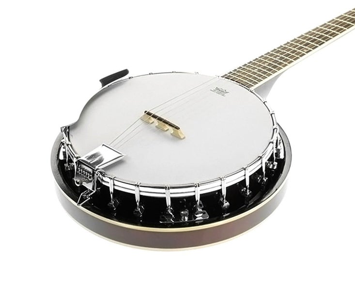 Karrera 6 String Resonator Banjo - Brown Carousel 1
