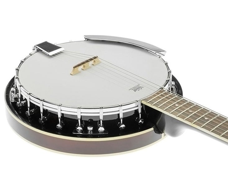 Karrera 6 String Resonator Banjo - Brown Carousel 2