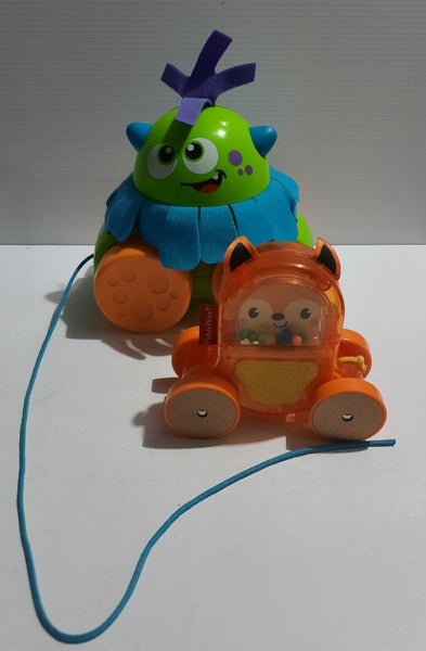 Fisher-Price Roll Along Toys x2 x Carousel 1