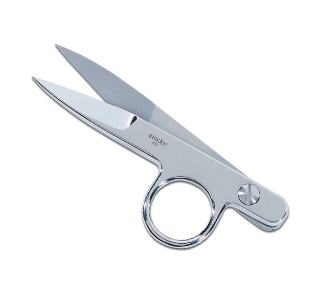 Gingher 4 1/2" Spring-Action Knife-edge Thread Snips Carousel 1