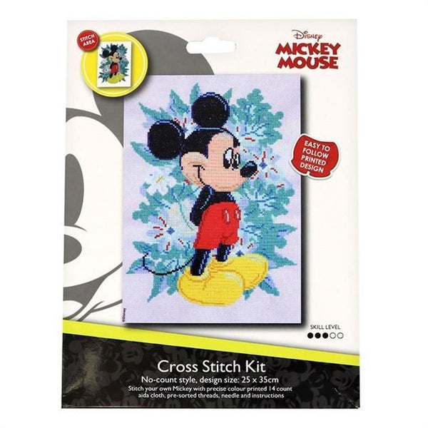 Disney Mickey Mouse No Count Cross Stitch Kit Carousel 1