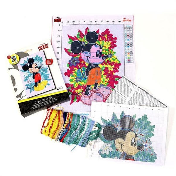 Disney Mickey Mouse No Count Cross Stitch Kit Carousel 3