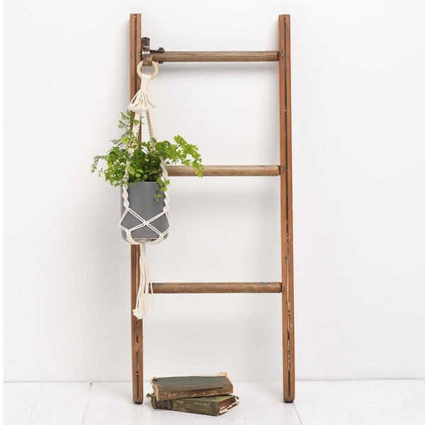 Make It Creative Macrame Kit Plant Hanger Kit Cream Four Rings Carousel 2