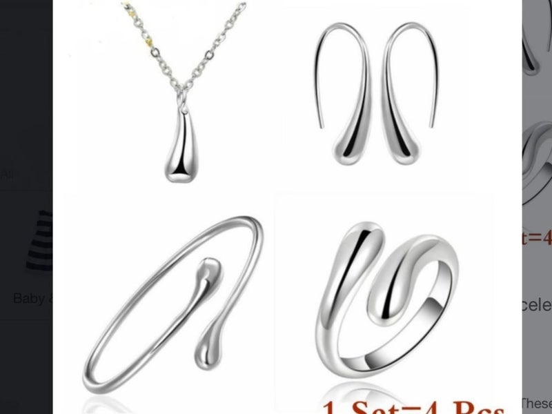 5 PIECE SILVER MATCHING SET... Carousel 1