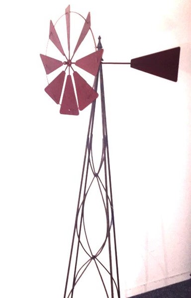 Windmill, freestanding metal garden feature Carousel 1