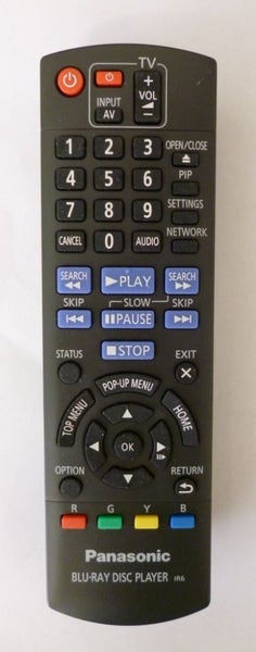Panasonic N2QAYB000736 Blu-Ray Player Remote Carousel 1