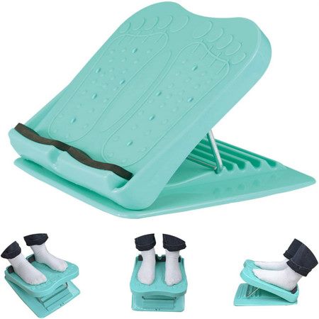 Under Desk Footrest Calve Stretcher Adjustable Slant Board Foot Rest Stool Carousel 1