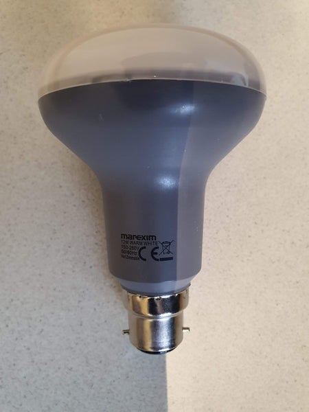 10pcs Box R80 LED Lamp 1300 lumen, Bayonet, Warm White Carousel 1