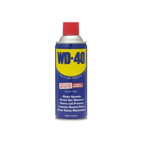 WD40 Lubricant - Aerosol 300gm Carousel 1