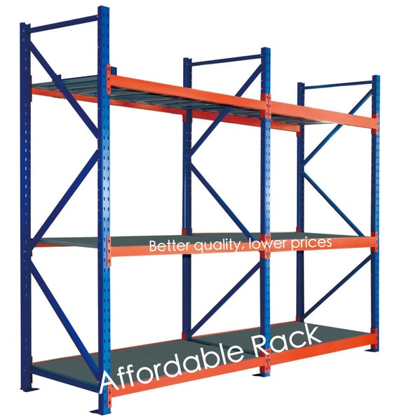 Pallet racking with shelves 3.0Hx2.7Lx0.9Dm Carousel 2