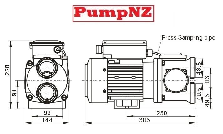 XDA120 SPA Pool Water Pump 1.2HP 900W - Very Quiet Commercial Carousel 2