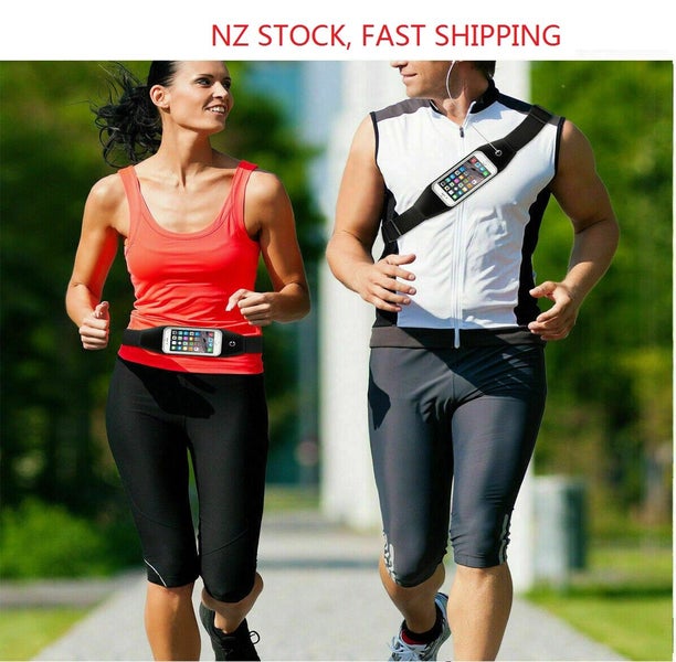 Proworks Running Belt, Gym Waist Pouch Runners Bum Bag & Jogging Phone Holder Carousel 1