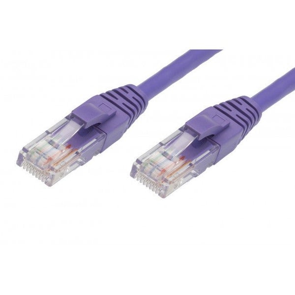 Cat 5E Ethernet Network Cable Purple Carousel 1