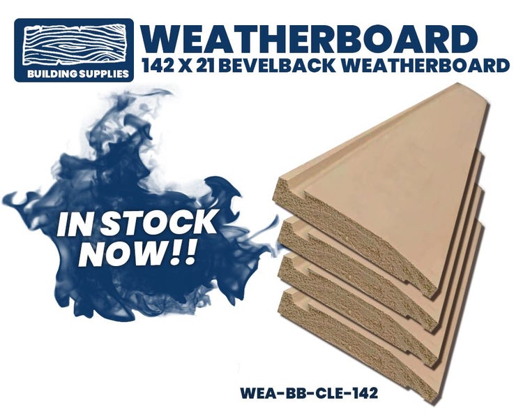 142 x 21 RAD H3.1 Primed B/B Solid Clear Weatherboard $13.74/m Carousel 1