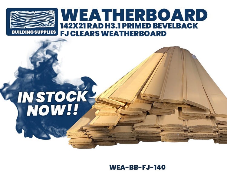 142x21 RAD H3.1 PRIMED BB FJ CLEARS WEATHERBOARD $12.95/m Carousel 1