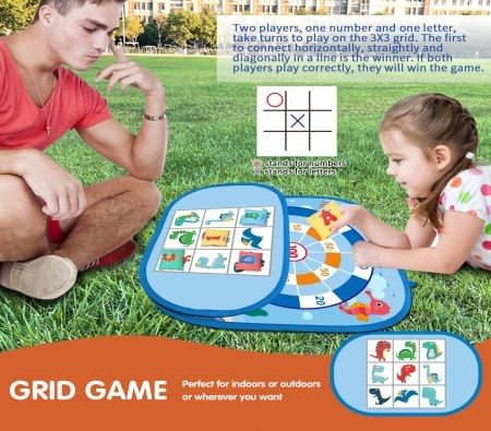 Kids Toys Bean Bag Toss Game Carousel 20