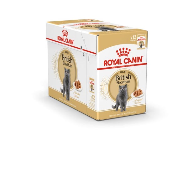 Royal Canin British Shorthair Adult in Gravy Wet Cat Food 12x85g Carousel 1