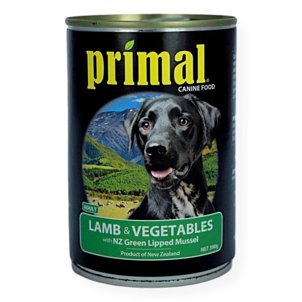 Primal Lamb And Vegetables Dog Food 395g Carousel 1