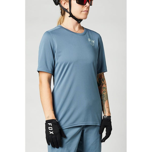 FOX WOMENS RANGER SS JERSEY [MATTE BLUE] Carousel 1