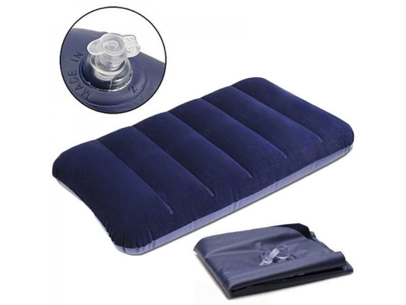 PVC Inflatable Soft Backrest Pillow For Travel Home Carousel 1