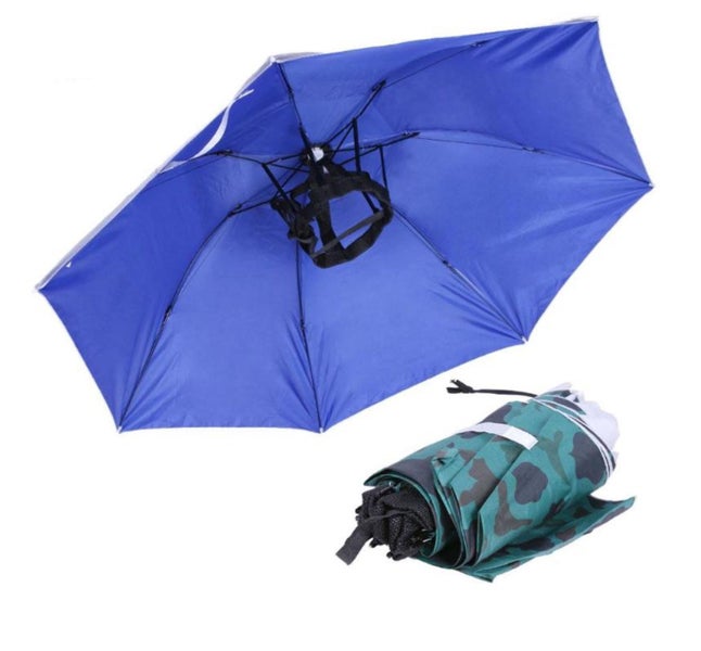 95cm Head Handsfree Umbrella Foldable Fishing Beach Camping Sports Spectator62866853672963112