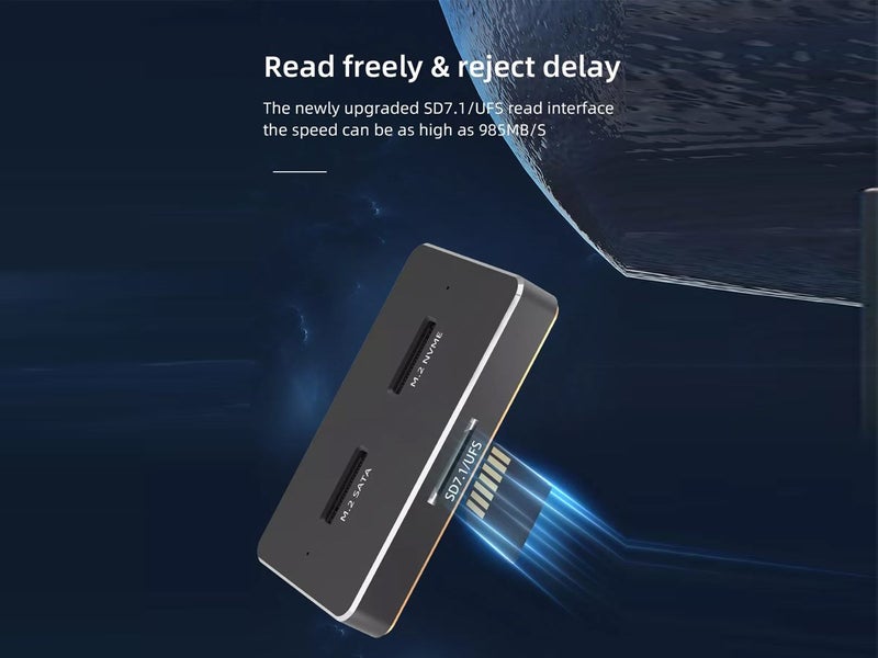 Docking Station for SATA/NVME SSD NZ Clearance Carousel 2