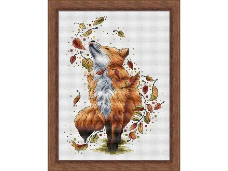 M2011047 Homefun Cross Stitch Kits Package Greeting Needlework Carousel 1