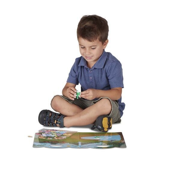 Melissa & Doug Reusable Puffy Stickers Play Set - Dinosaurs Carousel 2