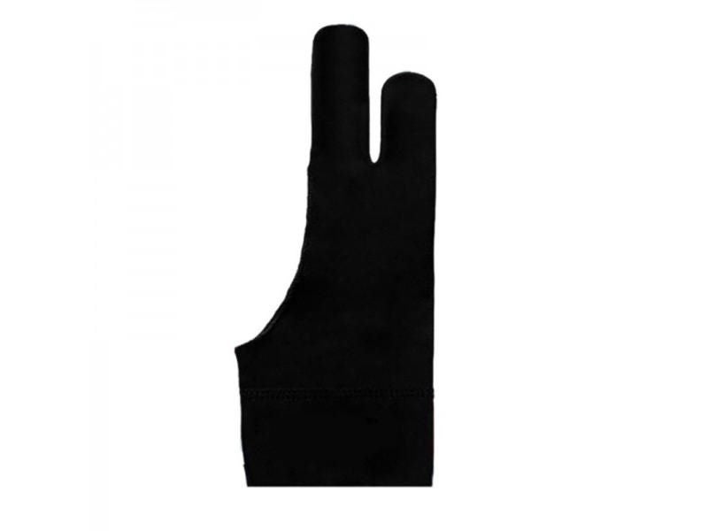 Anti-Fouling Artist Glove For Drawing Black 2 Finger Painting Digital Tablet Carousel 1