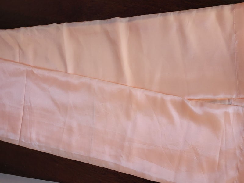 Fabric, feel like Silk, Light Orange, Can be used for Curtain or Dress, New Carousel 4