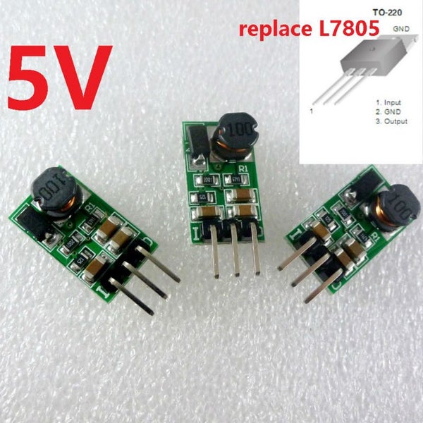 3pcs 5W 9V 12V 24V To 5V DC DC Step-Down Buck Converter Module Carousel 2
