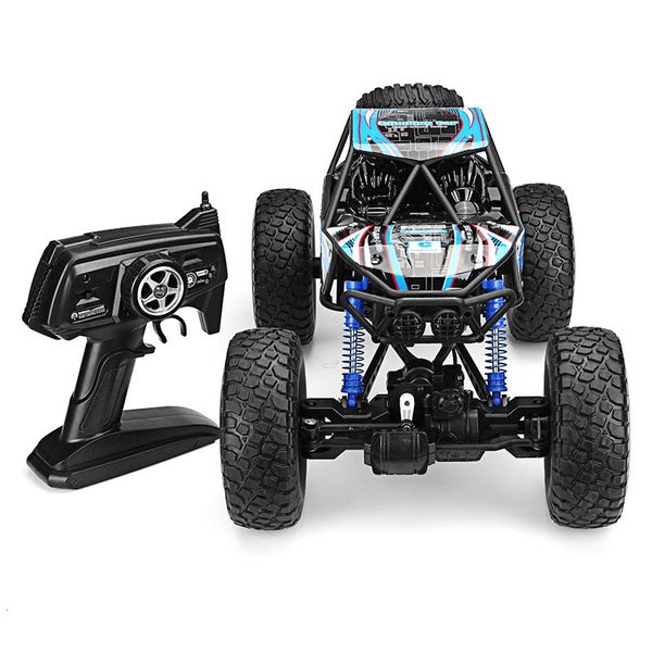 RC Car, Rechargeable, 1:10 Super Large, Off-road,High Speed, Blue Carousel 1