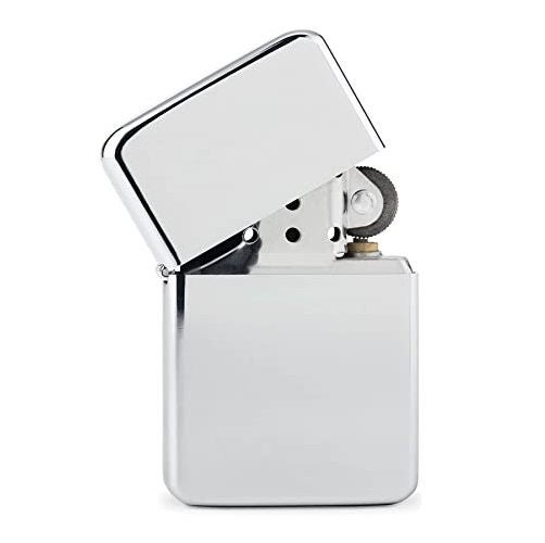 Windproof Lighter Chrome - Zippo Style Carousel 2