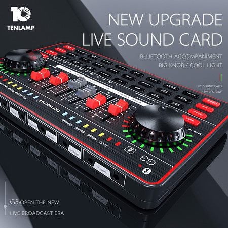 Live Streaming Gaming Music Recording Podcast Audio Interface Carousel 8