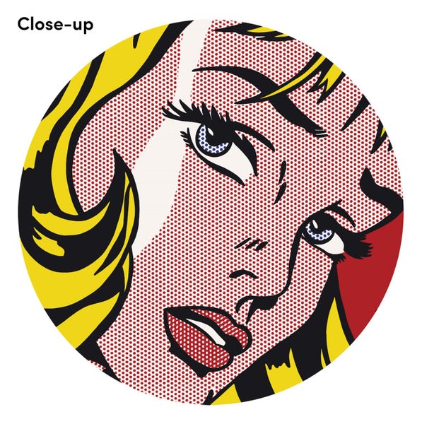 Girl With Hair Ribbon by Roy Lichtenstein Art Print Carousel 2