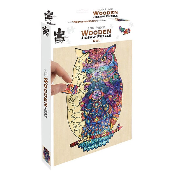 Puzzle Master Wooden Puzzle - Owl Carousel 1