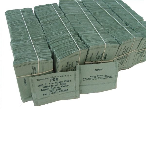 Set of 1250 PDK Tombola Tickets Carousel 1