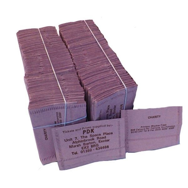 Set of 625 PDK Tombola Tickets Carousel 1