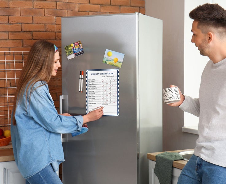 Inkdotpot Magnetic Whiteboard Weekly Chores Charts Chore Chart Carousel 2