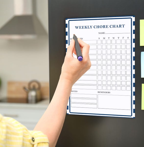 Inkdotpot Magnetic Whiteboard Weekly Chores Charts Chore Chart Carousel 6