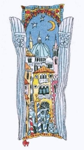 Michael Powell Venice Window 4 Cross-Stitch Chart Carousel 1