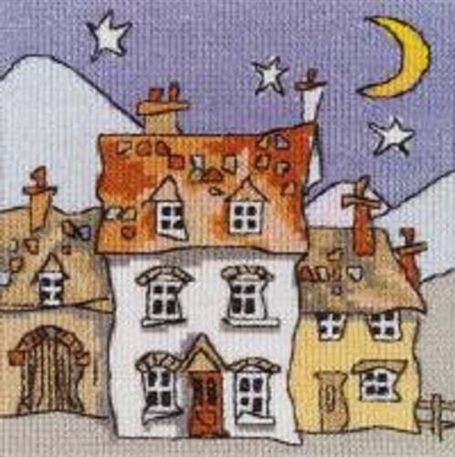 Michael Powell Cross Stitch Chart Pack: Mini Cottages 1 Carousel 1