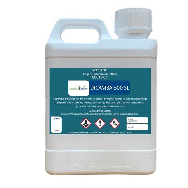 DICAMBA 500 SL - KILL WEEDS IN LAWNS AND PASTURE - 1 LITRE Carousel 1