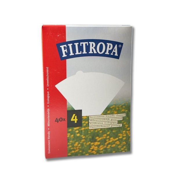 Filtropa Paper Filter #4 – Bleached 40pk Carousel 1