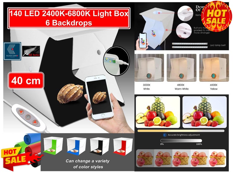 Photo Studio Light Box Photography LED Lightbox *Over Stocked* Carousel 1