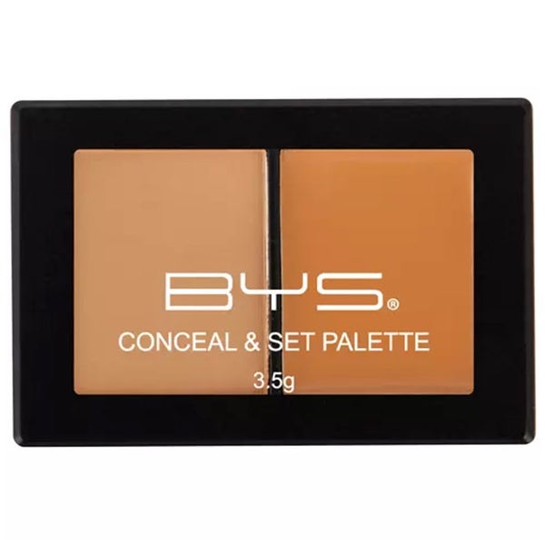 BYS Conceal Set Palette Natural Tan Face Makeup Cosmetics Beauty 2 Shades 3.5g Carousel 1