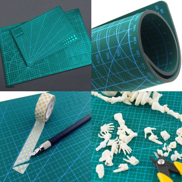 A2 Self Healing Cutting Mat Craft Quilting Grid Lines Printed Board Carousel 1