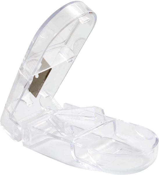Pill Cutter with Storage compartment / Pill Splitter Box / Tablet Cutter Carousel 2